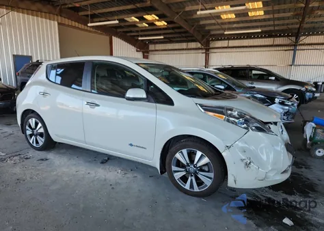 2016 Nissan Leaf Sv z USA, uszkodzony, nr VIN 1N4BZ0CP2GC306493
